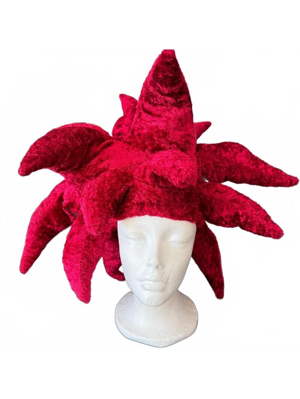 Universal Studios Simpsons Sideshow Bob Velvet Plush Wig Hat Costume Adult - Picture 2 of 7